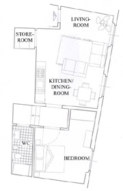 Suite Florenz Toskana: Plan der Suite Uccello in Florenz